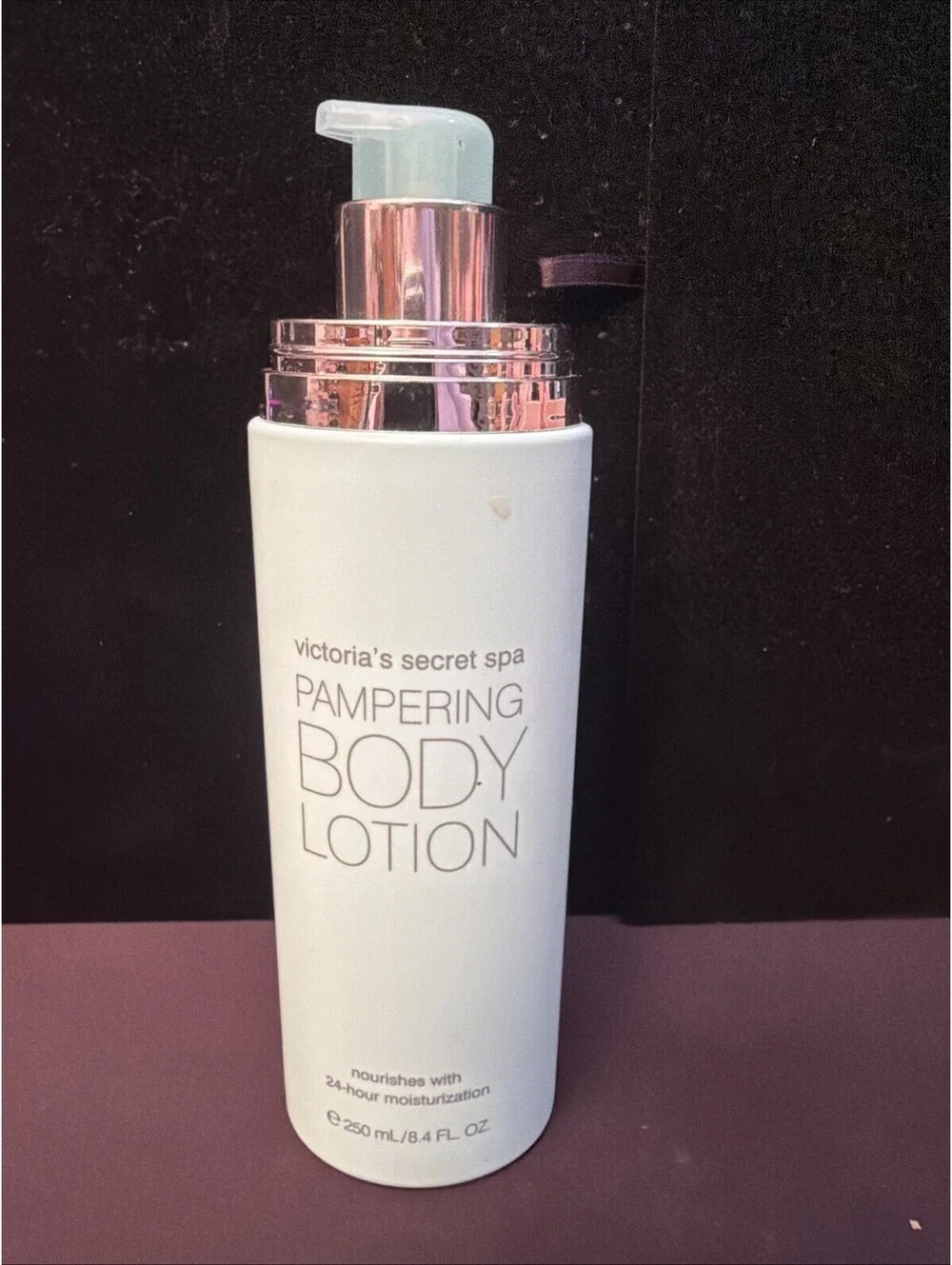 Victoria's Secret spa pampering lotion 8.4 Ounces No Lid Rare Spa Line Nos